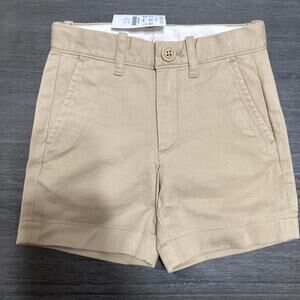 NWT Crewcuts Stanton Chino Shorts Size 2 Toddler Kids Khaki Adjustable J Crew